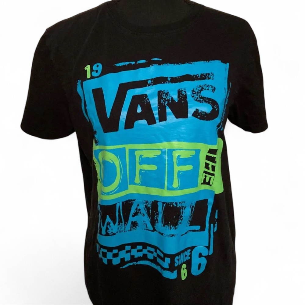 Vans Black and Blue Short Sleeve Tees